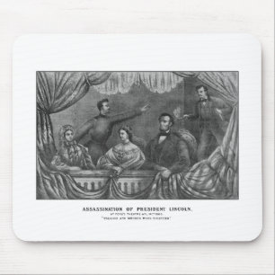 Assassination of President Lincoln Mouse Pad