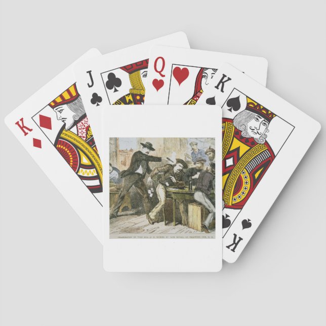 Assassination of 'Wild Bill' (W.B. Hickok) by Jack Playing Cards (Back)