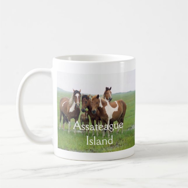 Assateague Island Horses Mug (Left)