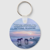 Assateague Island National Seashore Horses Vintage