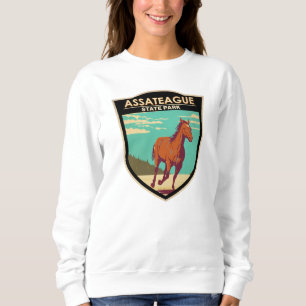 Assateague State Park Maryland Badge Sweatshirt