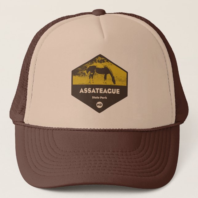 Assateague State Park Maryland Trucker Hat (Front)