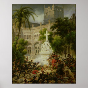 Assault on Monastery of San Engracio in Poster