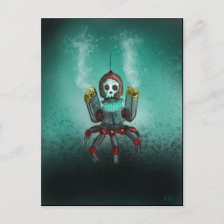 Assault robot postcard