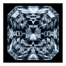 Asscher-Cut Diamond Macro – Hall of Mirrors