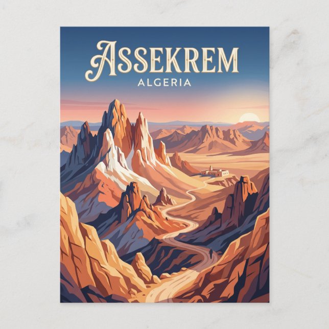 Assekrem Algeria Postcard (Front)