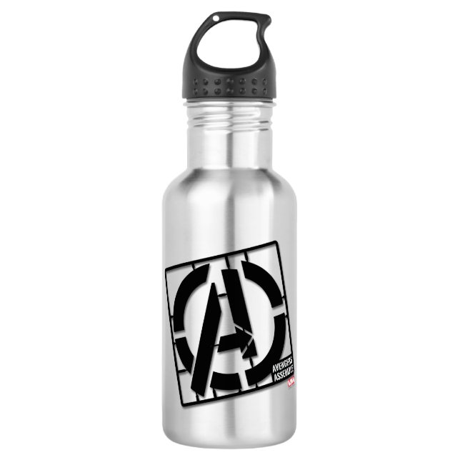 Assemble Pattern 532 Ml Water Bottle (Front)