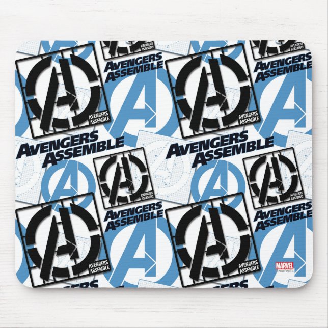 Assemble Pattern Mouse Pad (Front)