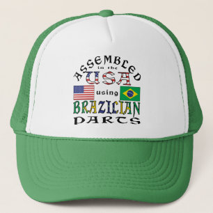 Assembled in USA Using Brazilian Parts Trucker Hat