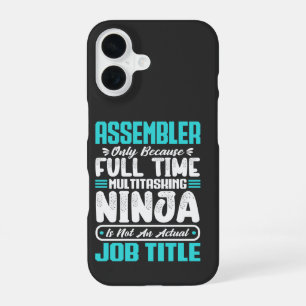 Assembler Job Title Profession Funny Assembling iPhone 16 Case