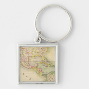 Assembly Map of America Keychain