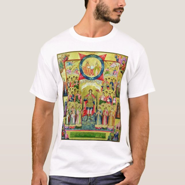 Assembly of Archangel Michael and Other Angels T-Shirt (Front)