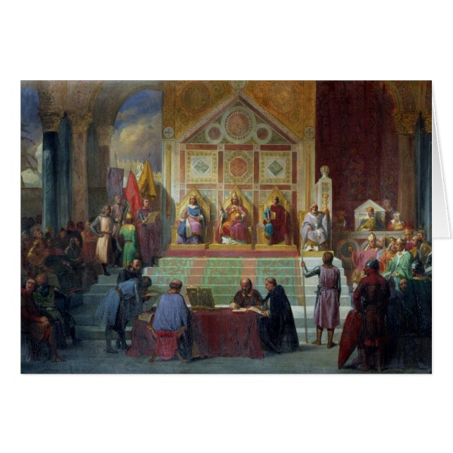 Assembly of Crusaders in Ptolemais in 1148, 1840 (Front Horizontal)