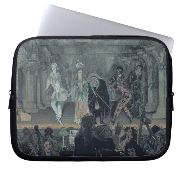 Assembly of Free Masons before the Initiation of a Laptop Sleeve (Front)