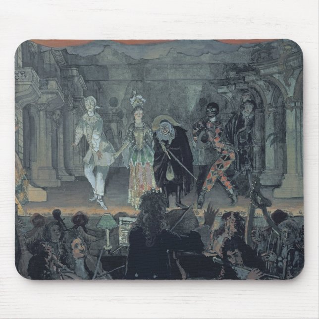 Assembly of Free Masons before the Initiation of a Mouse Pad (Front)