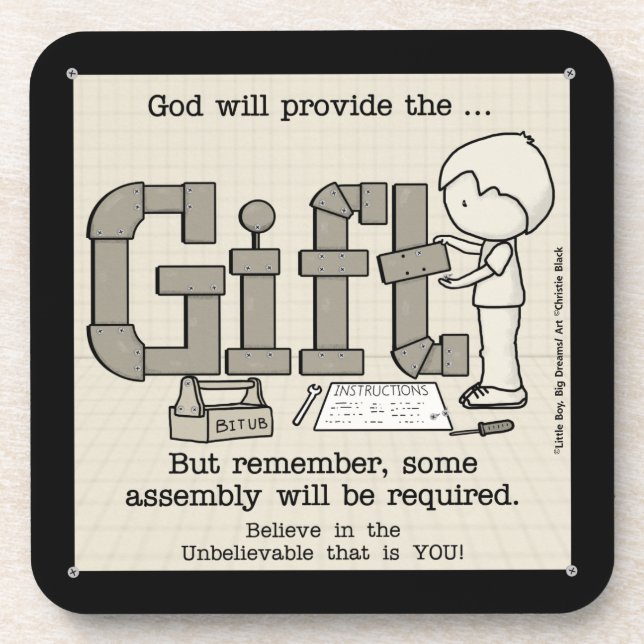 Assembly Required Coaster (Front)