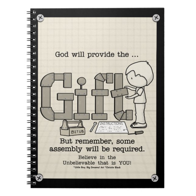 Assembly Required Notebook (Front)