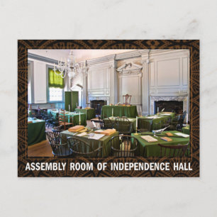 Assembly Room of Independence Hall Postcard