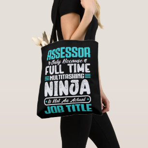 Assessor Job Title Funny Profession Assessing Tote Bag
