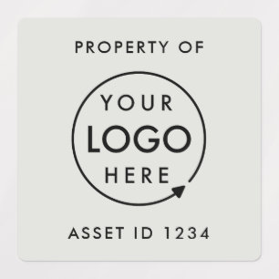 Asset ID Logo   Silver Grey Business Property of