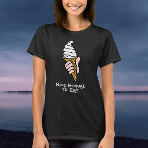Assez Beau Pour manger ! T-shirt graphique en crèm