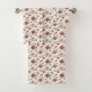Assez Chic Fleurs Rouge Crème Mariage