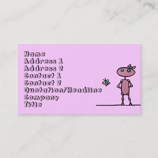 Assez dans les cartes de visite personnalisés par (Devant)