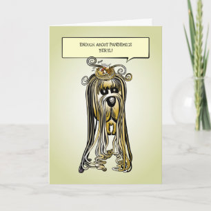 Assez de pandémies personnalisable carte drôle