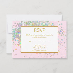 ASSEZ ROSE COUVERT HOLOGRAPHIQUE SPOT RSVP