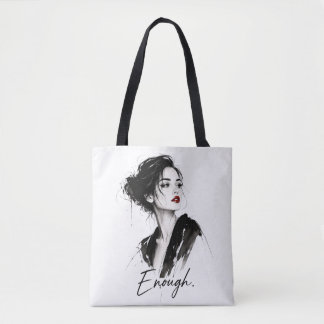 Assez. Sac fourre-tout en coton Statement Minimali