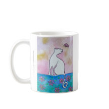 Assez, tasse d'art d'aquarelle
