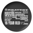 Amusement Cool 16e anniversaire fête Plus grand 16