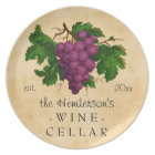 Cave avec le nom personnalisé par cru de raisins
