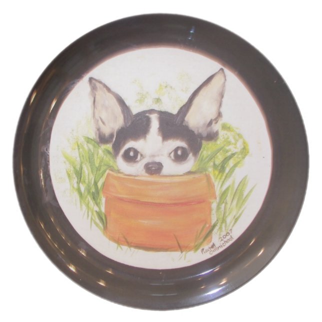 Assiette Chiot d'un plat (Devant)