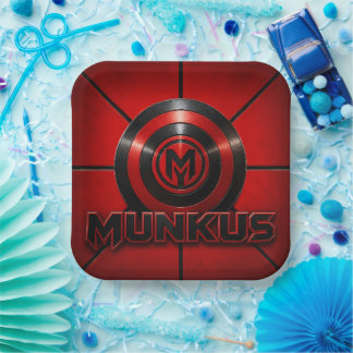 assiette de fête munkus/fournitures de fête/annive