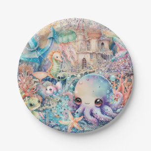 Assiette de fête sous la mer