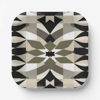 Assiette Décorative Géométrique Moderne | Terre Ne