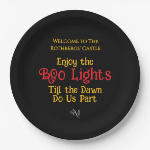 Assiette en carton : HALLOWEEN #1