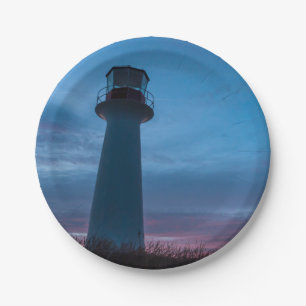 assiette en carton photo phare paper plate