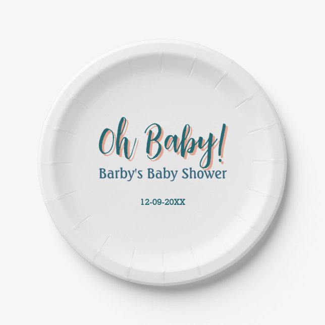 Assiette en papier (Devant)