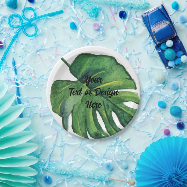 Assiette en papier de jardin (Fête)