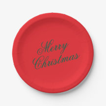 Assiette en papier de Noël – Vaisselle de fête fes
