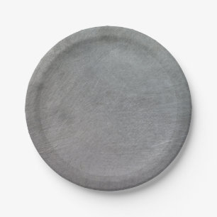 Assiette en papier de royaume fantastique en métal