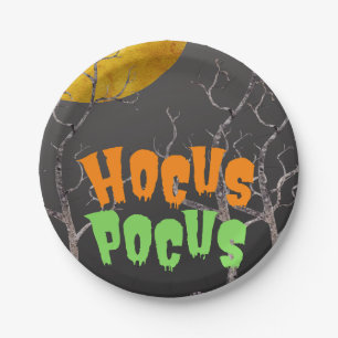 Assiette en papier Hocus Pocus