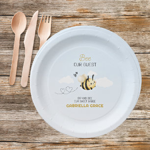 Assiette en papier Invité d'honneur pour dégustati