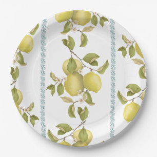 Assiette en papier Lemon Dance
