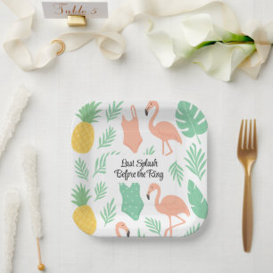 Assiette en Papier pour Enterrement de Vie de Jeun