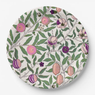 ASSIETTE EN PAPIER: WILLIAM MORRIS : POMEGRANATES