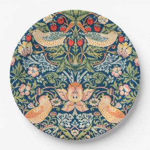 ASSIETTE EN PAPIER: WILLIAM MORRIS : STRAWBERRY TH