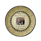 Anniversaire Mariage d'or Porcelaine Plaque photo